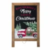 Various Brands 30" Wooden Lighted Merry Christmas Easel Porch Sign - JKC01579 - Porch Seasonal Decor