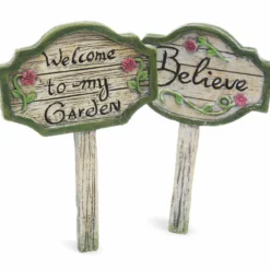 Assorted Woodland Knoll Collection Garden Signs MG142 - Garden Statues & Lawn Ornaments