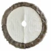 Four Seasons 36" Chunky Cable Knitted Twist Decorative Cream Colored Body, Faux Fur Welt Cuff Christmas Tree Skirt - 21XZ-111803TS - Christmas Decor -Outlet Hearth And Home Store eae589d86b49ad20fab2083a572bd63ef4bd37d9 14762182.3