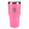 Lincoln Outfitters "Faith" 30 oz. Religious Tumbler, Pink - 89-638-0204 - Tumblers