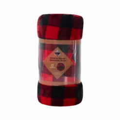 Trail CreekSuper Soft Reversible Velvet Deer Applique Throw Blanket - RK-VELSH-DEER - Blankets & Bedspreads