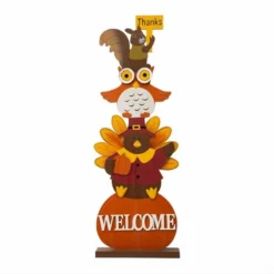 Various Brands 40" Squirrel Owl Turkey Pumpkin Porch Sign - JKC01000 - Porch Seasonal Decor -Outlet Hearth And Home Store f1f99fb002d084eb0f1a7788d1e8a4b522a9ca65 14730022 3