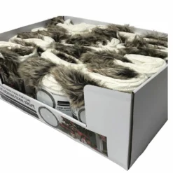 Four Seasons 36" Chunky Cable Knitted Twist Decorative Cream Colored Body, Faux Fur Welt Cuff Christmas Tree Skirt - 21XZ-111803TS - Christmas Decor -Outlet Hearth And Home Store fb17b0f516c3059f48dbc87b3c693ea110d5c650 14762182