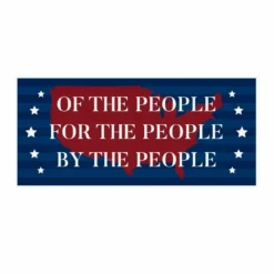 P. Graham Dunn Of The People 15.75 x 5.5 Sign - Q00943RK - Wall Decor