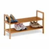 Honey-Can-Do HoneyCanDo 2Tier Bamboo Shoe Storage Rack SHO01600 - Closet Organization