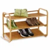 Honey-Can-Do HoneyCanDo 3Tier Deluxe Bamboo Shoe Storage Rack SHO01599 - Closet Organization -Outlet Hearth And Home Store honey can do 3 tier deluxe bamboo shoe storage rack sho 01599 2