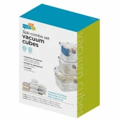 Honey-Can-Do HoneyCanDo Vacuum Pack Cube Combo VAC01301 - Closet Organization -Outlet Hearth And Home Store honey can do vacuum pack cube combo vac 01301
