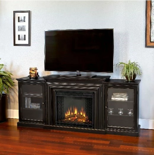 Real Flame Fredrick Entertainment Center w/ Electric Fireplace 7740E - Entertainment Centers 4 Real Flame Fredrick Entertainment Center w/ Electric Fireplace 7740E - Entertainment Centers - Image 2